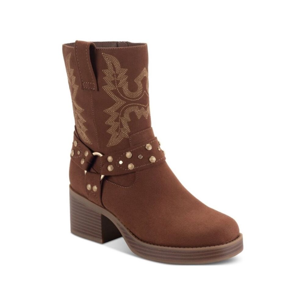 Sun & Stone Norahh Moto Midshaft Booties New in Box $129 - Picture 2 of 6